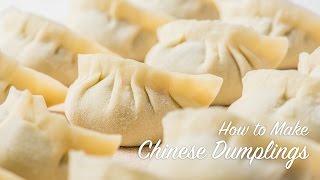 How to Make Chinese Dumplings recipe 饺子 [upl. by Emoreg170]