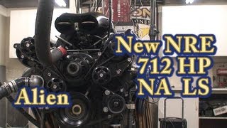 Amazing New NRE 712 HP 474 CI Chevy LS Engine Under 400 Pounds Nelson Racing Engines [upl. by Munniks]