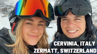 BEST SKIING AND APRES l CERVINIA ITALY amp ZERMATT SWITZERLAND [upl. by Armillda]