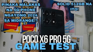 POCO X6 PRO 5G GAME TEST  THE BEST MIDRANGE PHONE TODAY WITH DIMENSITY 8300 ULTRA GAMING BEAST [upl. by Gibbon]