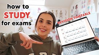 THE FAIL PROOF REVISION TIMETABLE  how to efficiently study amp revise for exams [upl. by Arimas]