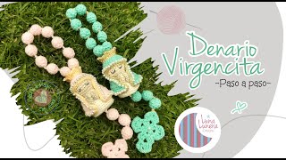 DENARIO VIRGENCITA A CROCHET paso a paso [upl. by Oilcareh]