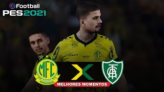 JOGO COM EMOÇÃO ATÉ OS ÚLTIMOS MINUTOS  EFOOTBALL GAMEPLAY PES 2021 [upl. by Miguela]