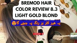 I Tried The Viral Hair Dye Thats All Over TikTokBremod 83dye review [upl. by Claire]