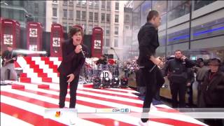 One Direction One Thing Live on The Today Show [upl. by Carline]