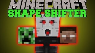 Minecraft SHAPE SHIFTING TURN INTO ANY MOBS AND USE ABILITIES Shape Shifter Mod Showcase [upl. by Charbonnier896]