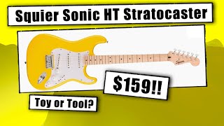 Squier Sonic HT Stratocaster  Review and Demo [upl. by Vadnee]