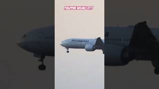 Philippine Airlines PR104 MNLSFO evening arrival [upl. by Enaz]