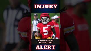 Marquise Brown Injury Alert nfl nflinjury [upl. by Foah452]