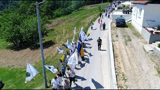 Sjećanje na svirepa ubistva stanovnika Kobilića Obilježena 32 godišnjica i Dan mjesne zajednice [upl. by Ayokahs]