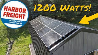 Thunderbolt Solar 100 Watt Monocrystalline Solar Panels from Harbor Freight a quick review [upl. by Dosi]