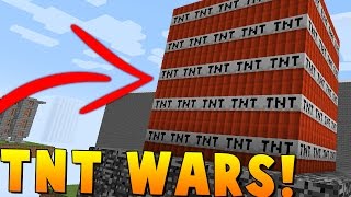 EPIC MODDED TNT WARS NEW TNT TYPES  NUKE TNT LAVA TNT GRAVITY TNT  MODDED Minigame [upl. by Dloreh]