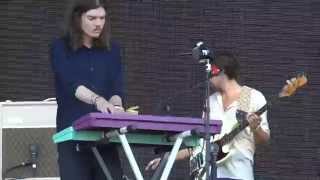 TAME IMPALA  LET IT HAPPEN w tour intro live GOVERNORS BALL NYC 2015 [upl. by Nemracledairam]