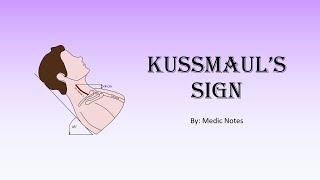 Kussmauls sign  definition causes pathophysiology sign value [upl. by Snow]