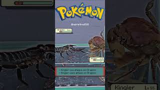 Pokemon batalha na vida real Kingler vs Drapion comedy pokemon shorts memescompilation [upl. by Jannel778]