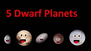 5 Dwarf Planets Song [upl. by Deehan827]