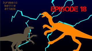 Deinonychus vs gallimimus Jurassic battle attack ep18 [upl. by Rehpotsirhc]