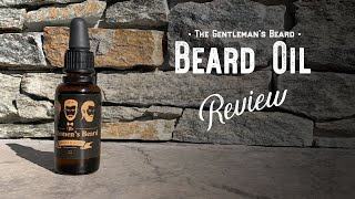 The Gentlemans Beard Beard Oil Review [upl. by Nesto]