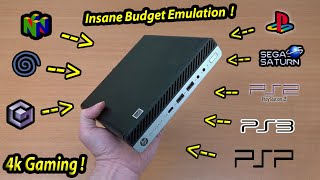 The Best 4k 89 Budget INSANE Emulation Solution  HP EliteDesk AMD Ryzen [upl. by Lanoil]