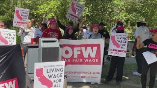 New campaign to increase California minimum wage to 2224 [upl. by Octavus]