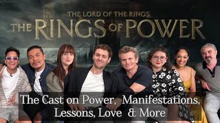 Rings of Power cast on manifestation expectations bonding lessons and what gives them Power [upl. by Dyna]