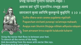 Getting a strong body  Soundarya Lahari Shloka 10 [upl. by Robison]