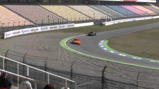 Trackday Action 09 03 2014 Hockenheimring Almost Crashes Drifts and a Brutal Tuned VW Golf [upl. by Nimoynib]