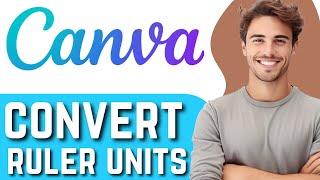 How to Change Canva Ruler from Inches to CM  Quick and easy [upl. by Demetris]