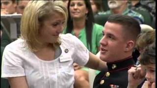 Marine surprises sister during graduation [upl. by Uchida]