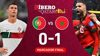 ¡CRISTIANO afuera del Mundial 🔥MARRUECOS en semifinales de Qatar 2022  Reacción LÍBERO [upl. by Wilscam]