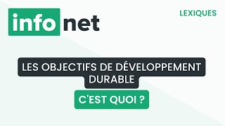 Les objectifs de développement durable cest quoi  définition aide lexique tuto explication [upl. by Hanahs]