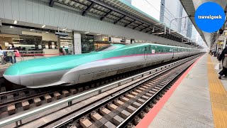 Japans FASTEST Train Experience at 320kmph200mph  Bullet Train Hayabusa [upl. by Vasos]