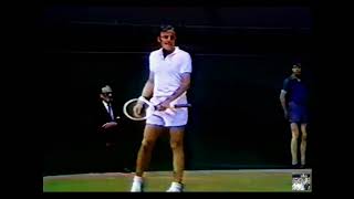 Wimbledon 1969 Final  Rod Laver 1 vs John Newcombe 6 [upl. by Darsie282]