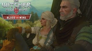 The Witcher 3 Blood and Wine Ciri Ending  Visits Geralts Vineyard [upl. by Zonda214]