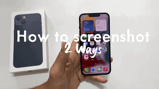 How to take screenshot on iPhone 13 or iPhone 13 Pro  2 Ways [upl. by Ecnarretal]