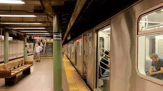 NYC Subway Late Night Trains in Downtown Brooklyn [upl. by Sullivan]