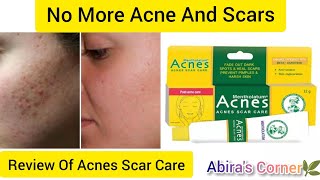 Review Of Acnes Scar Care Gel  How To Use  Medicated Acne Scar Treatment  Abiras Corner [upl. by Inacana]