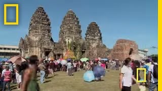 Lopburi Monkey Festival  National Geographic [upl. by Flavia]