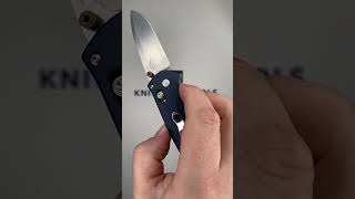 Benchmade Mini Barrage 585 03 Axis Assist S30V Blue Canyon Richlite pocket knife [upl. by Earb]