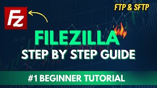 How to use FILEZILLA  FTPSFTP Simplified  Step by Step for BEGINNERS [upl. by Hairym]