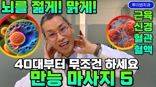 뇌가 10배 젊고 맑아지는 뇌운동 체조 두통 어지럼증 불면증 이명난청 뇌압부터 치매 뇌졸중 심장질환 걱정되는 40대 이상 무조건 하세요 당뇨 고지혈증 고혈압에 필수 저속노화 [upl. by Imeon]