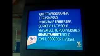 Slogan  promo quotTivùSat la tv via Satellitequot  Giugno 2010 [upl. by Rawdon]