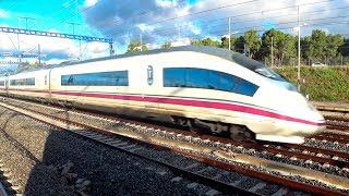 TREN AVE SIEMENS VELARO RENFE 103 CAMP DE TARRAGONA [upl. by Ruelu72]