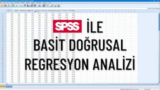 SPSS İle Basit Doğrusal Regresyon Analizi  Ön Şartlardan Yorumlara Tüm Detayları İle [upl. by Llertnac]