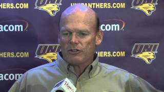 UNI Football Press Luncheon  Sept 22 2014  Recap  Tennessee Tech QBs [upl. by Elvis]