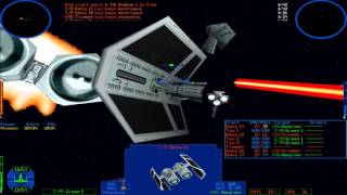 Xwing vs TIE Fighter  Protect Escaping Rebel Frigate  Z95 [upl. by Marcie]