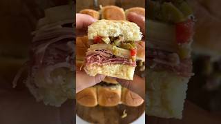 Mezzetta’s Muffuletta Sliders mezzetta recipe sliders muffuletta olive olives easyrecipe [upl. by Esyle]