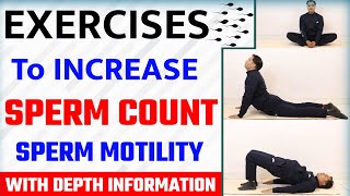 Exercises To Increase Sperm Count and Sperm motility  Exercises For PME  Bharat Homeopathy [upl. by Siriso]