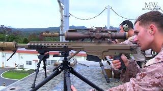 US Marines M40A6 Fire Training at Camp Hansen [upl. by Maximo]