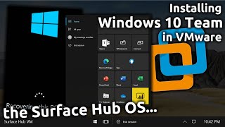 Installing Windows 10 Team in VMware tutorial [upl. by Ahern]